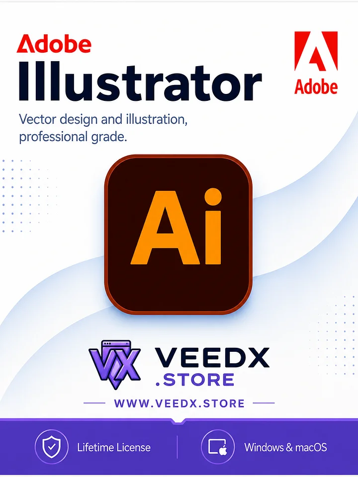 Adobe Illustrator | Windows & Mac | Full Version | Lifetime Activation product image (1)