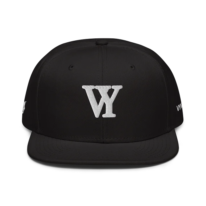 VY monogram Wool Blend Snapback BLACK product image (1)