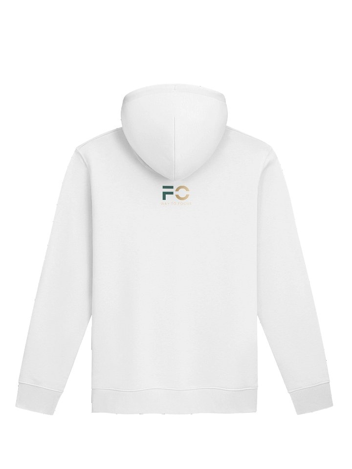 FOCUS Hoodie — White product image (2)