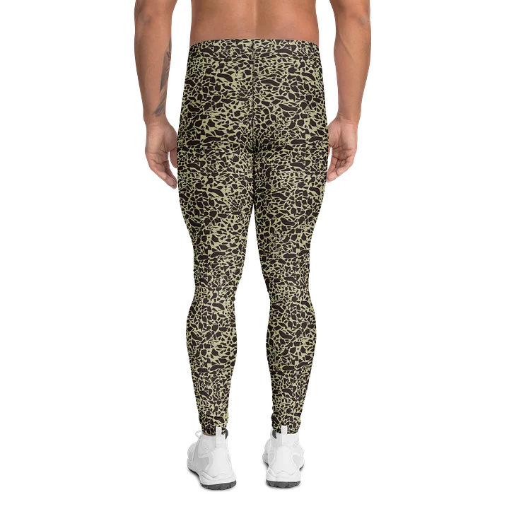 Minimalist Men's Leggings Mosaic Abstract Pattern product image (2)