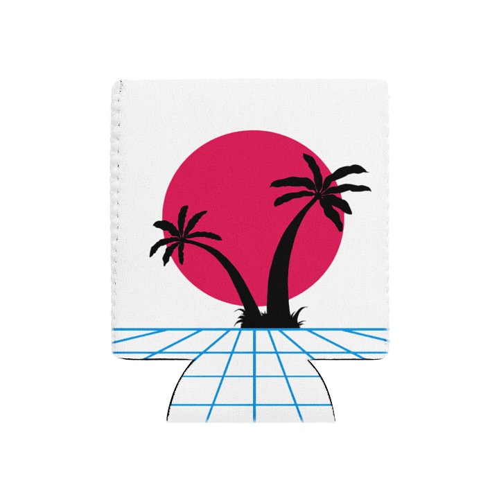 Retro Sunset Coozie Can Cooler product image (1)