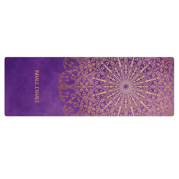 Inhale Exhale Violet Mandala Yoga Mat product image (2)