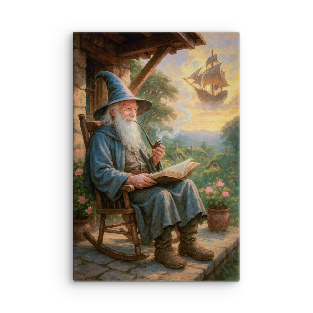The Grey Wizard on Canvas product image (1)