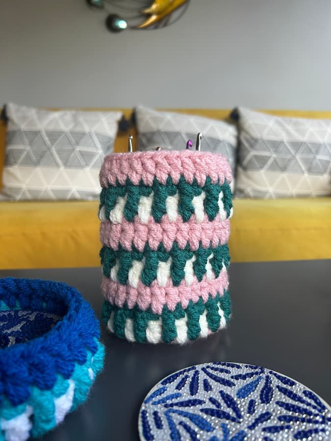 Interlocking Crochet Basket PDF Pattern product image (12)