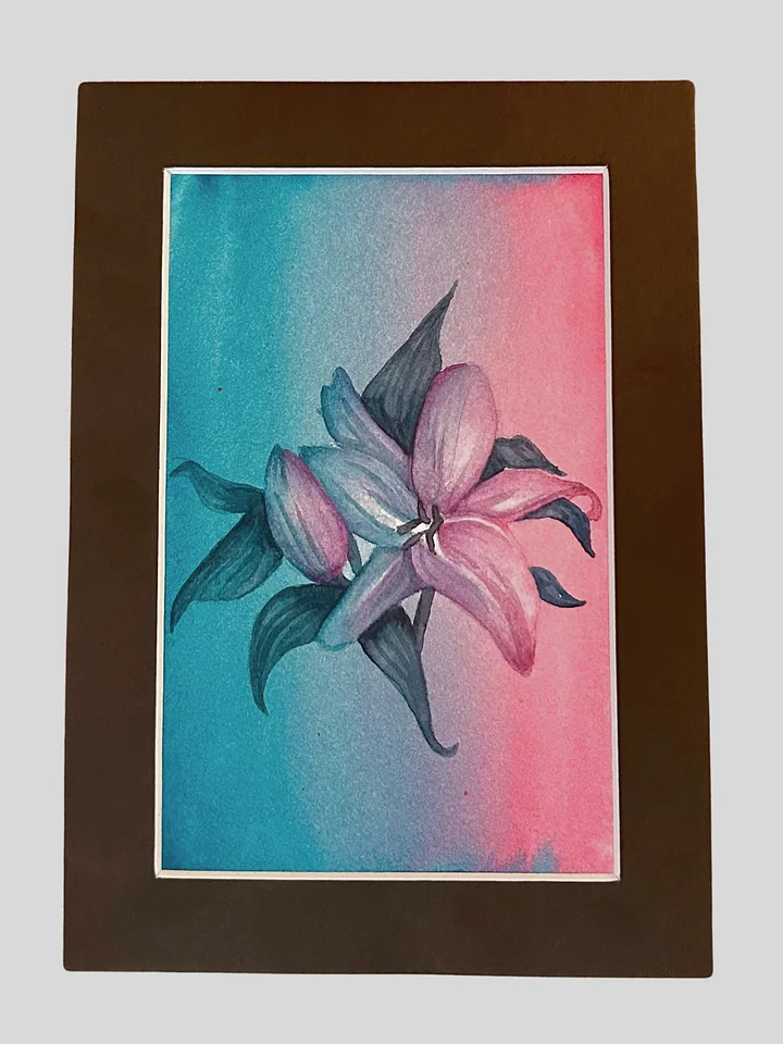 Watercolor Lily Flower product image (1)