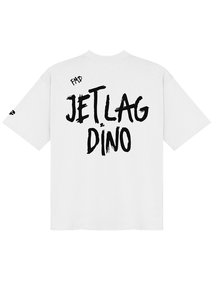 FMB ∣ JETLAG DINO Center X Oversized Tee white product image (2)
