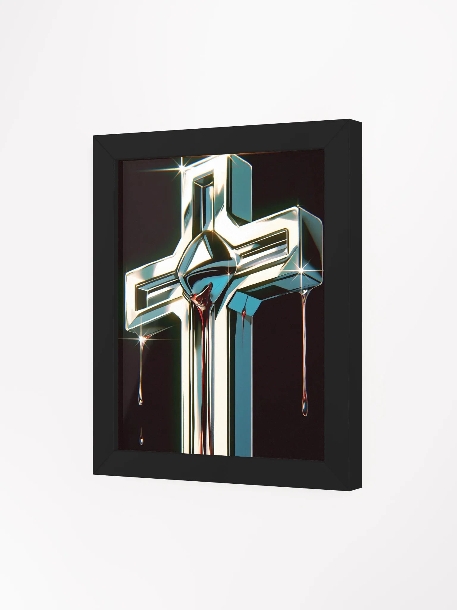 Metallic Cross Framed Poster product image (3)