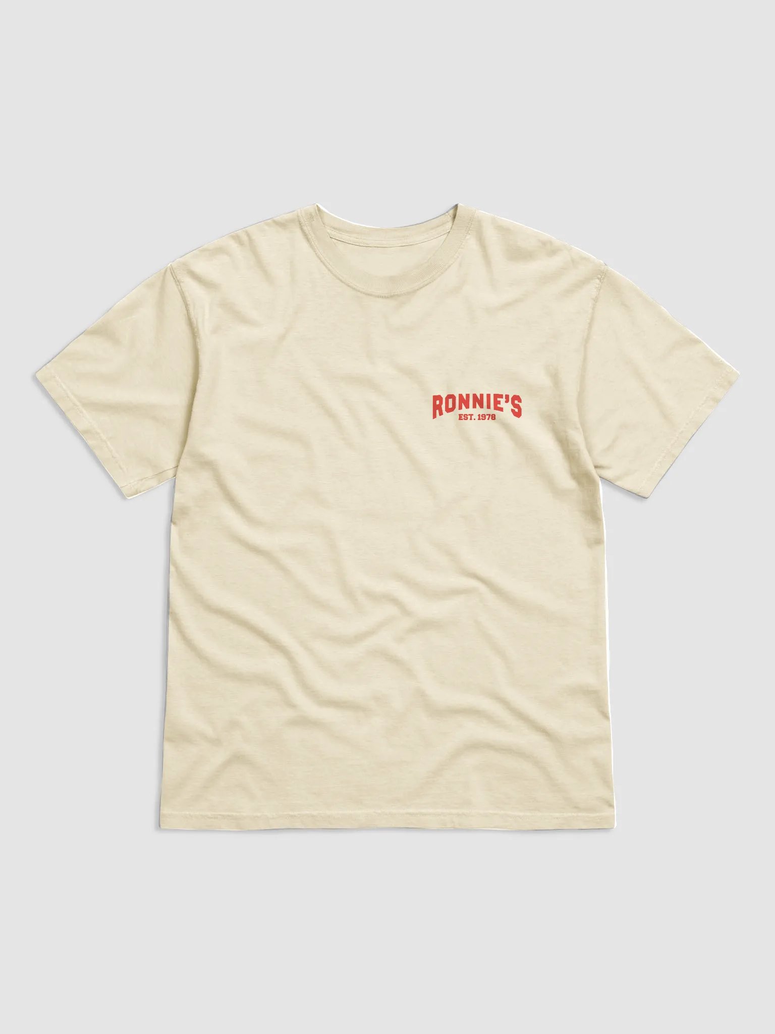 Ronnie's Auto - Cream Tee product image (2)