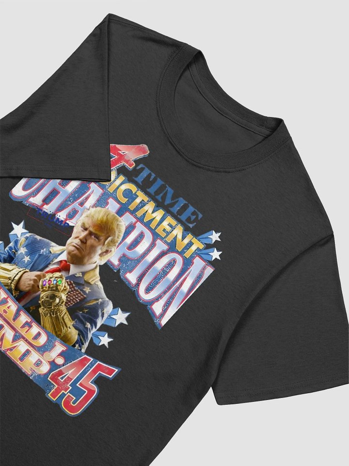 Trump's Marvelous Escape: Dodging Attacks with the Infinity Gauntlet Men's Tee product image (1)