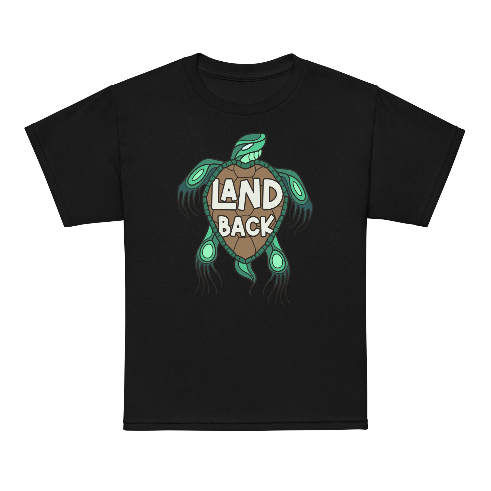Land Back Turtle | Youth T-Shirt product image (2)
