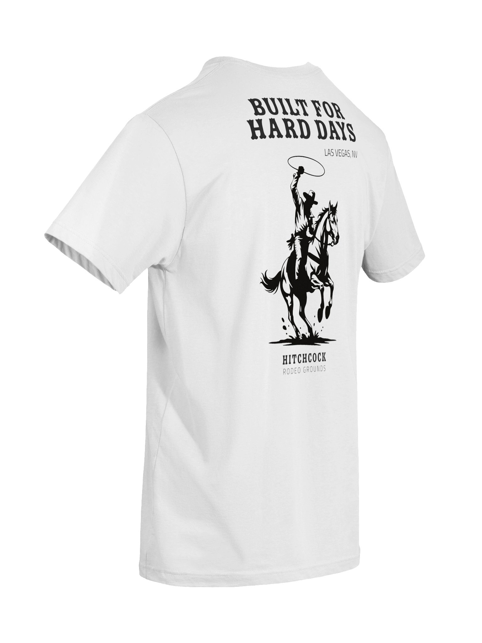 Built For Hard Days (White Tee) product image (8)