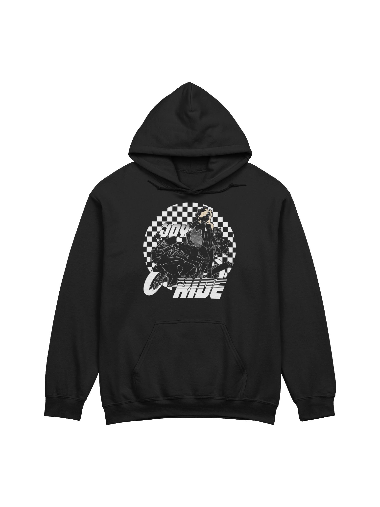 Shazimei 'Ride' Dark Oversized Hoodie product image (1)