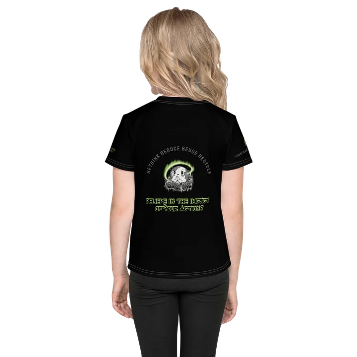 Save Me Kids Crew Neck T-Shirt | Eco-Friendly Style for Young Activists product image (2)