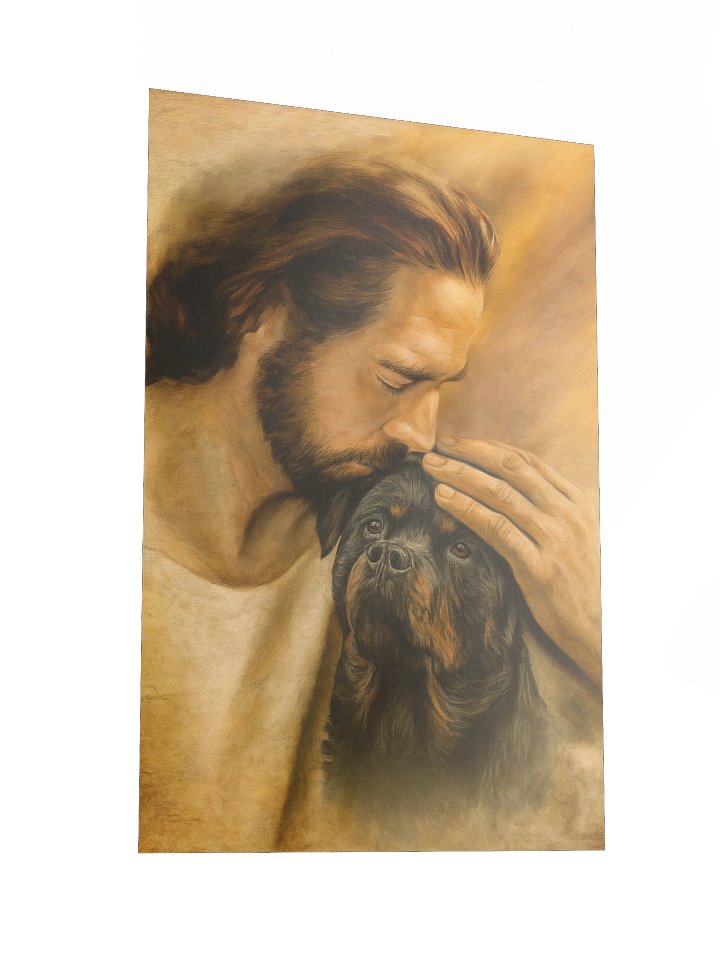 Rottweiler & Jesus Poster product image (4)