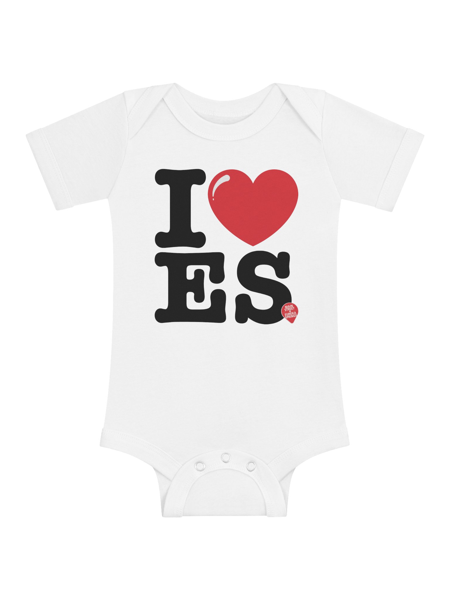 I ❤️ ES Baby Onesie product image (1)