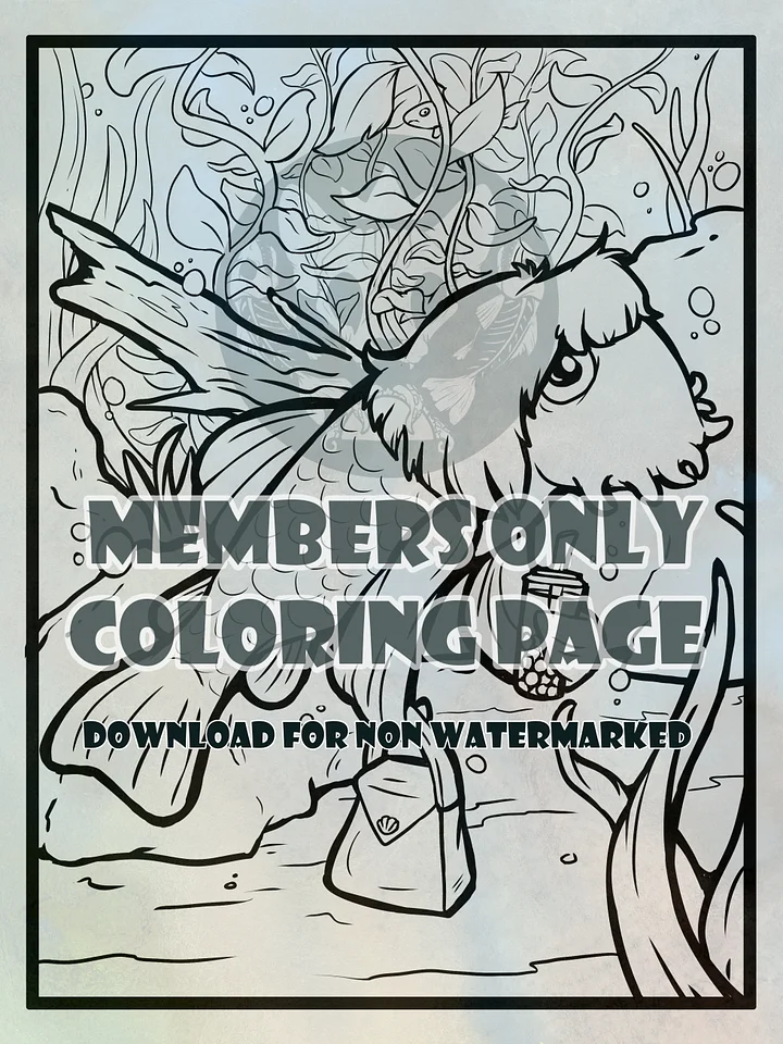 Bristlenose Karen - Coloring page product image (1)
