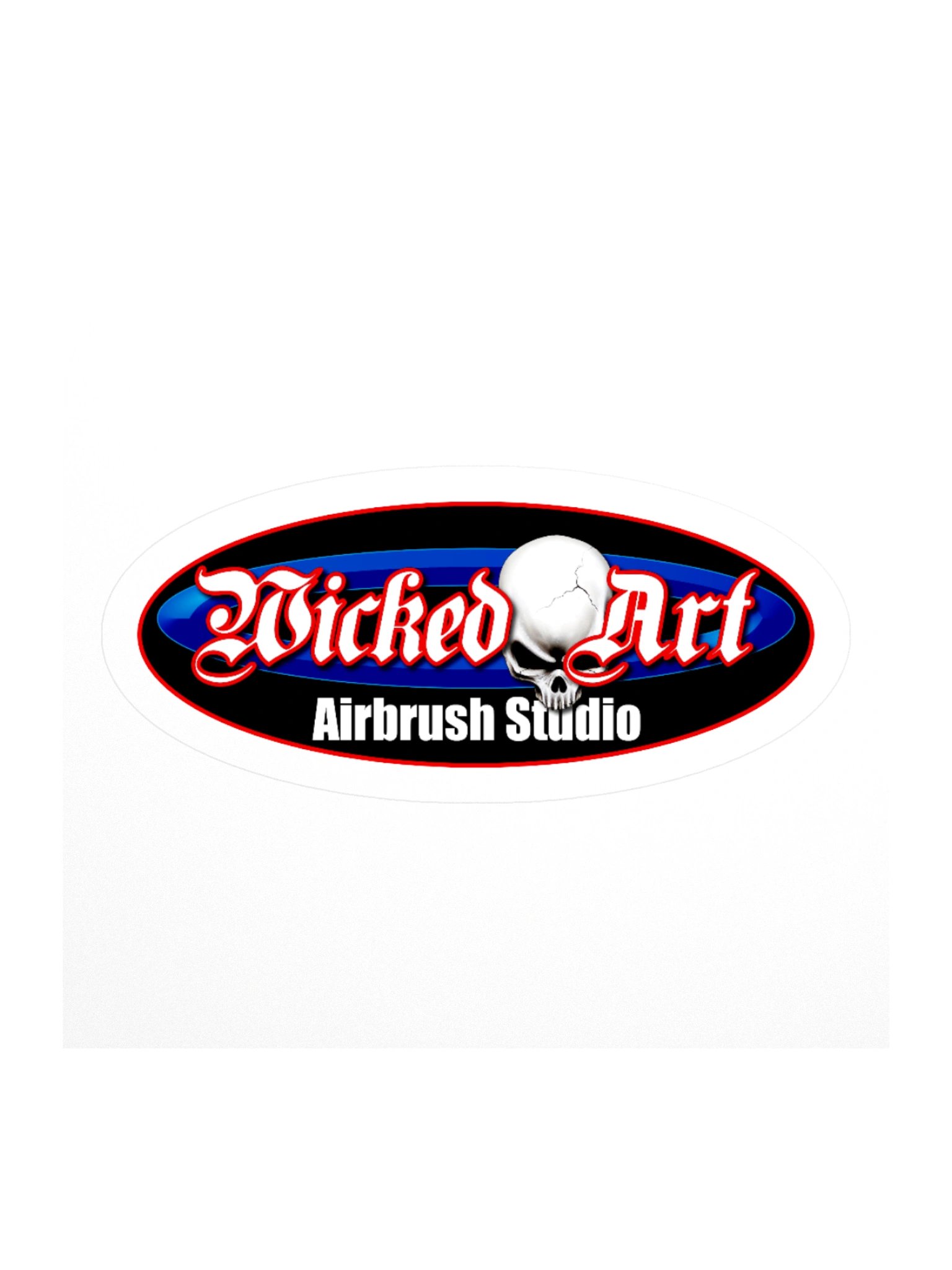 Wicked Art OG Logo Sticker — Retro Studio Edition product image (2)