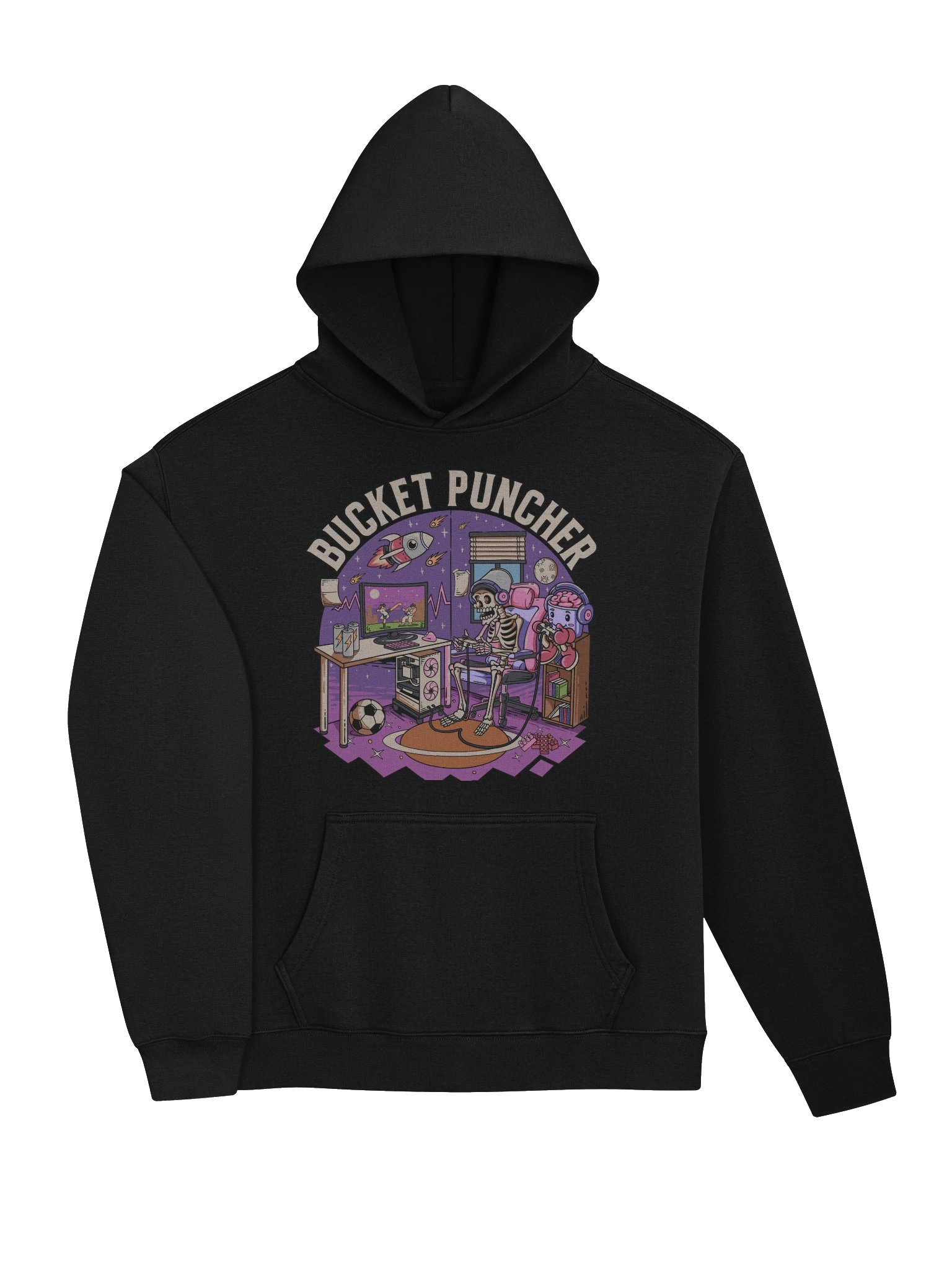 The Bucket Puncher Vintage Unisex Premium Oversized Hoodie product image (22)