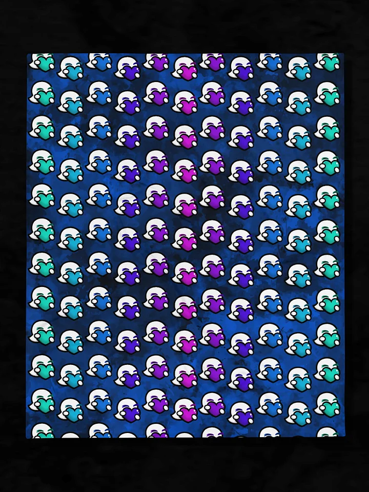Vaporwave Heart Spam Throw Blanket product image (1)
