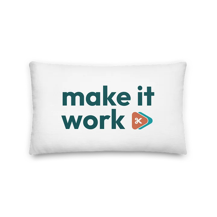 Make it work Throw Pillow product image (1)