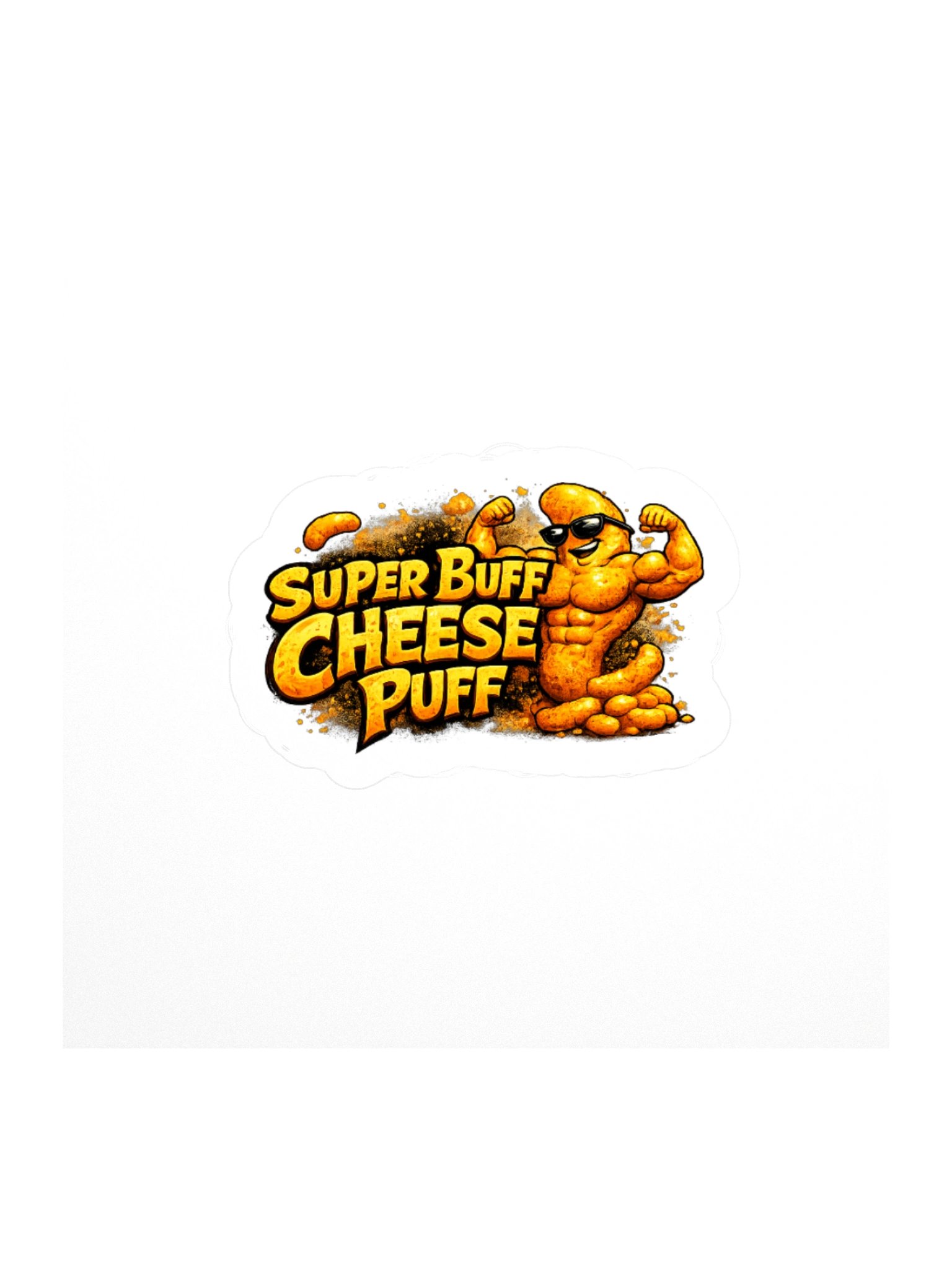 Super Buff Cheese Puff Sticker product image (1)