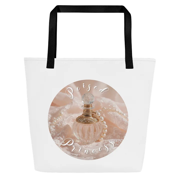 Poised Princess All-Over Print Large Tote w/ Pocket product image (1)