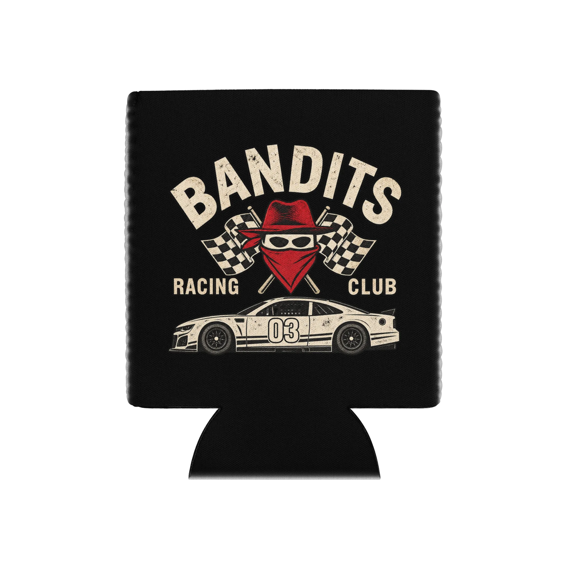Bandits Racing Club Can Cooler | Sim Racing & Motorsports Koozie product image (1)