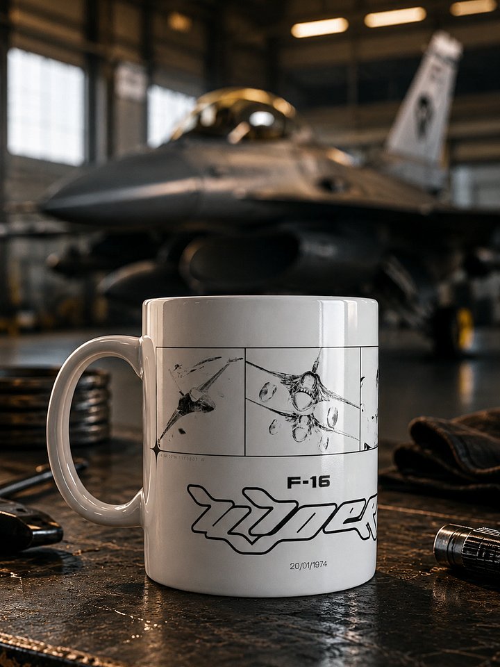 F-16 Mug (White) product image (1)