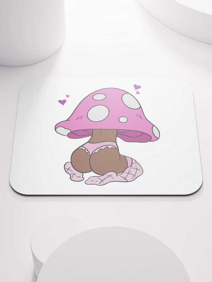 Mushroom Baddie Desk Mat - Pink product image (1)