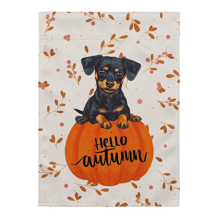 Hello Autumn Chiweenie Garden Flag - Sit Stay Slay Collection product image (1)