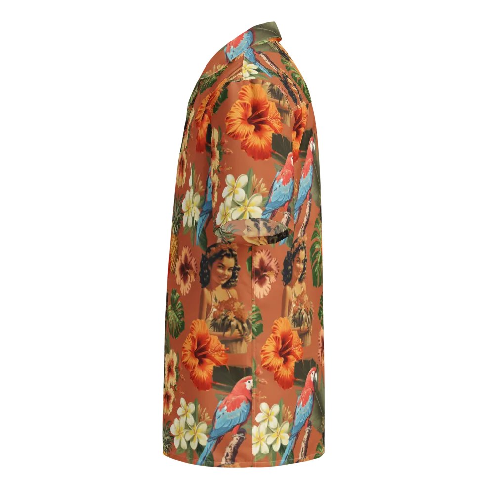 Vintage Tiki Hawaiian Shirt product image (7)