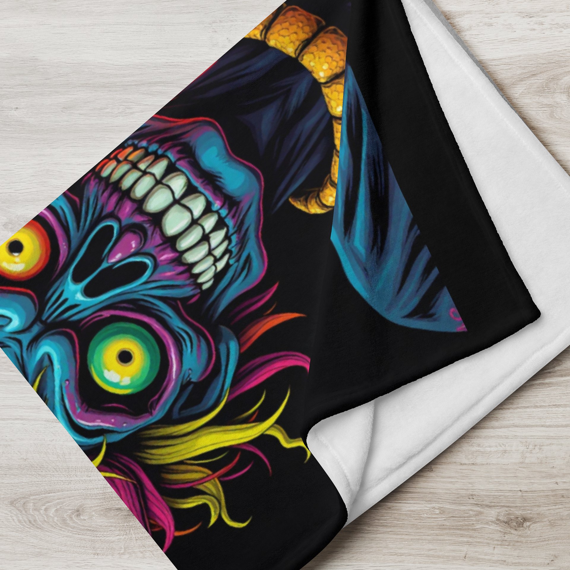 " I'm Fine" Cozy Throw Blanket product image (2)