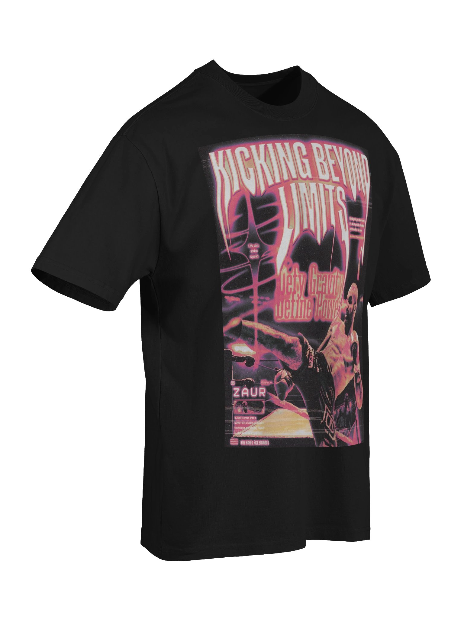Oversized Tee - Kicking Beyond Limit by Zaur Dzhavadov product image (20)
