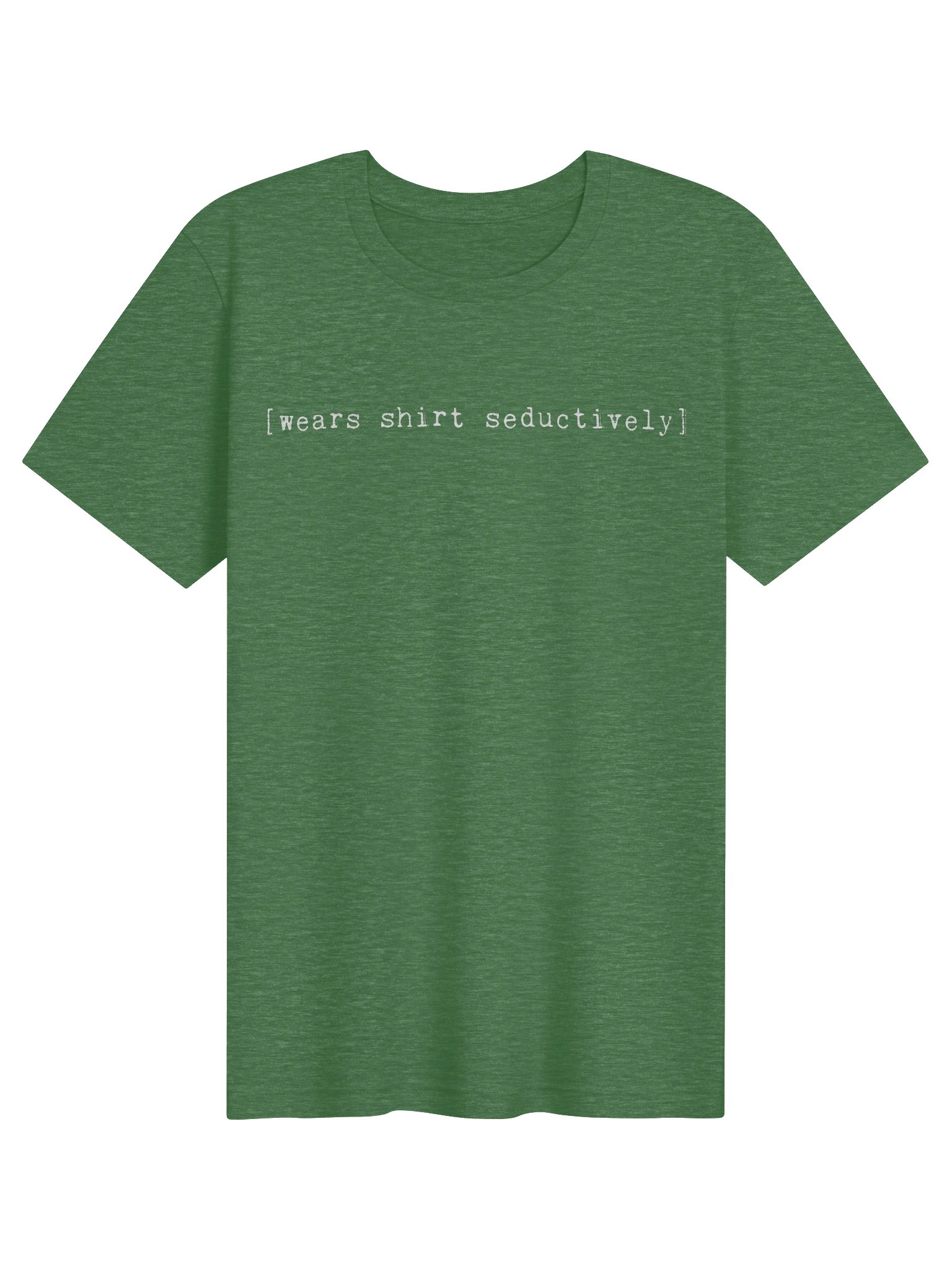 Caption Crew Seductively White Letter Tee product image (41)