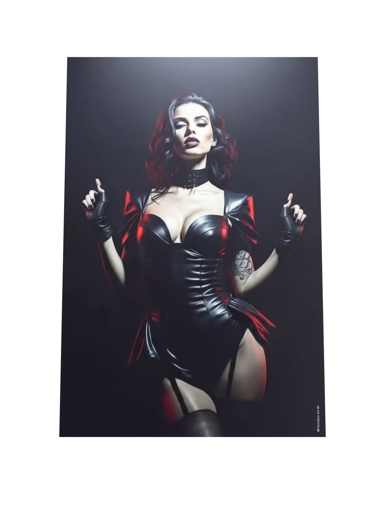 Femdom Poster - Dunkle Eleganz – Souveräne Femdom Ästhetik product image (2)