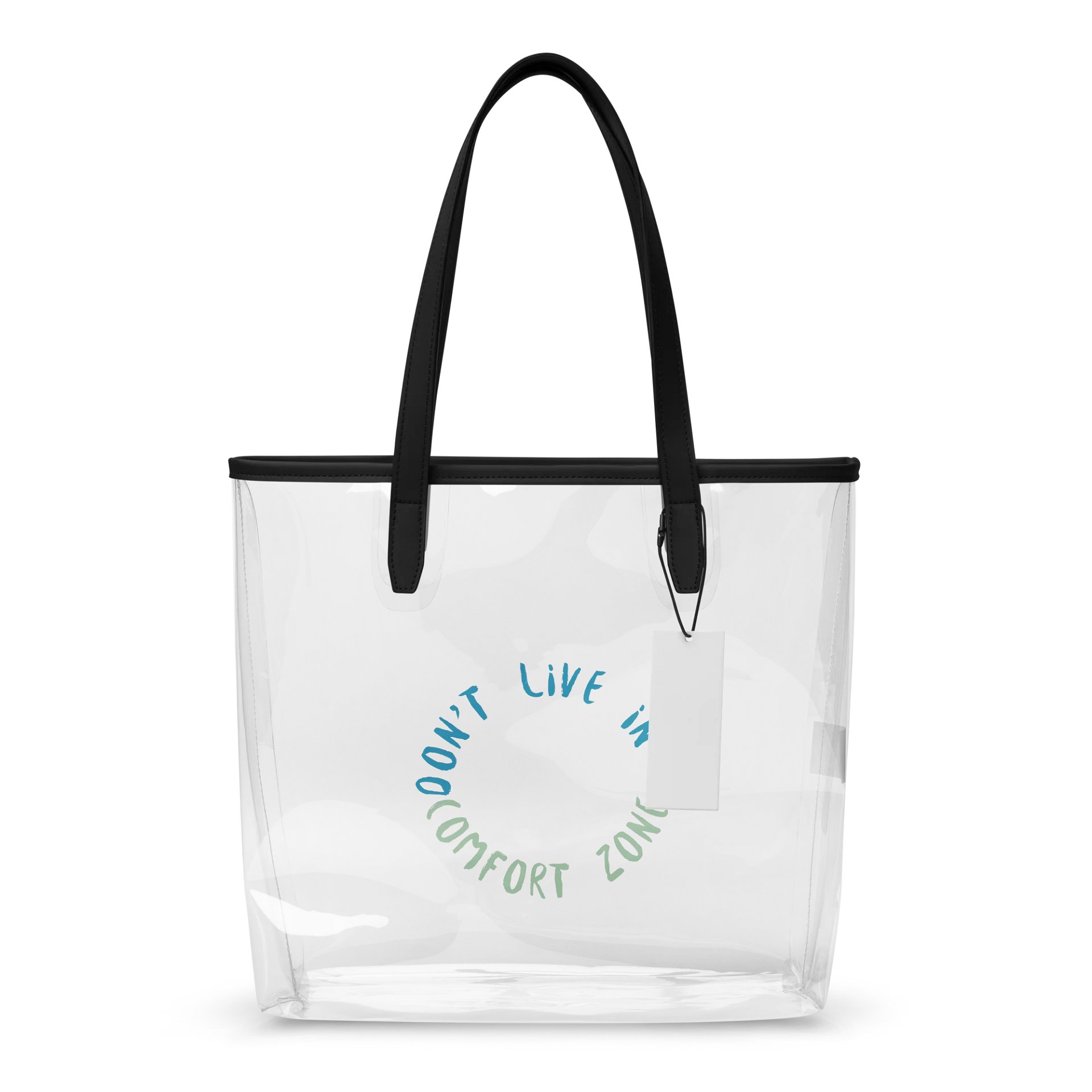 Colorful Motivational Clear Tote Bag product image (1)
