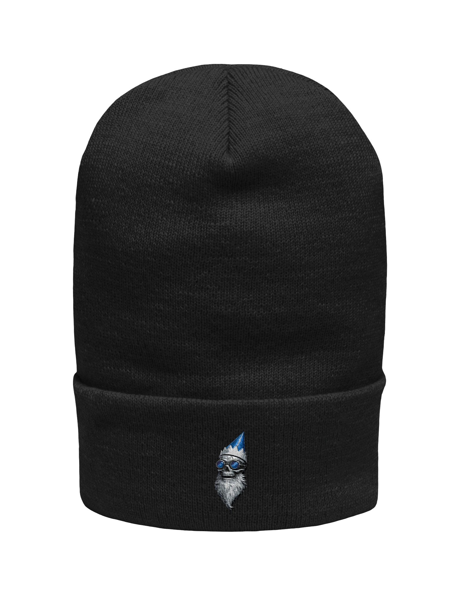 Blue Beard Skull Cuffed Beanie product image (1)
