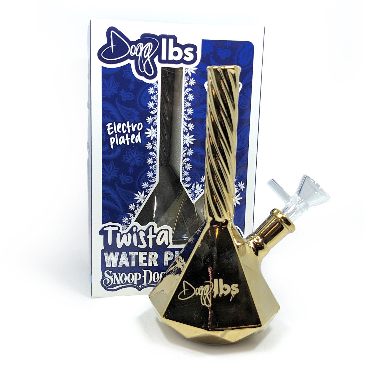 Snoop Dogg lbs - 6.5" Twista Electro Plated Water Pipe product image (3)