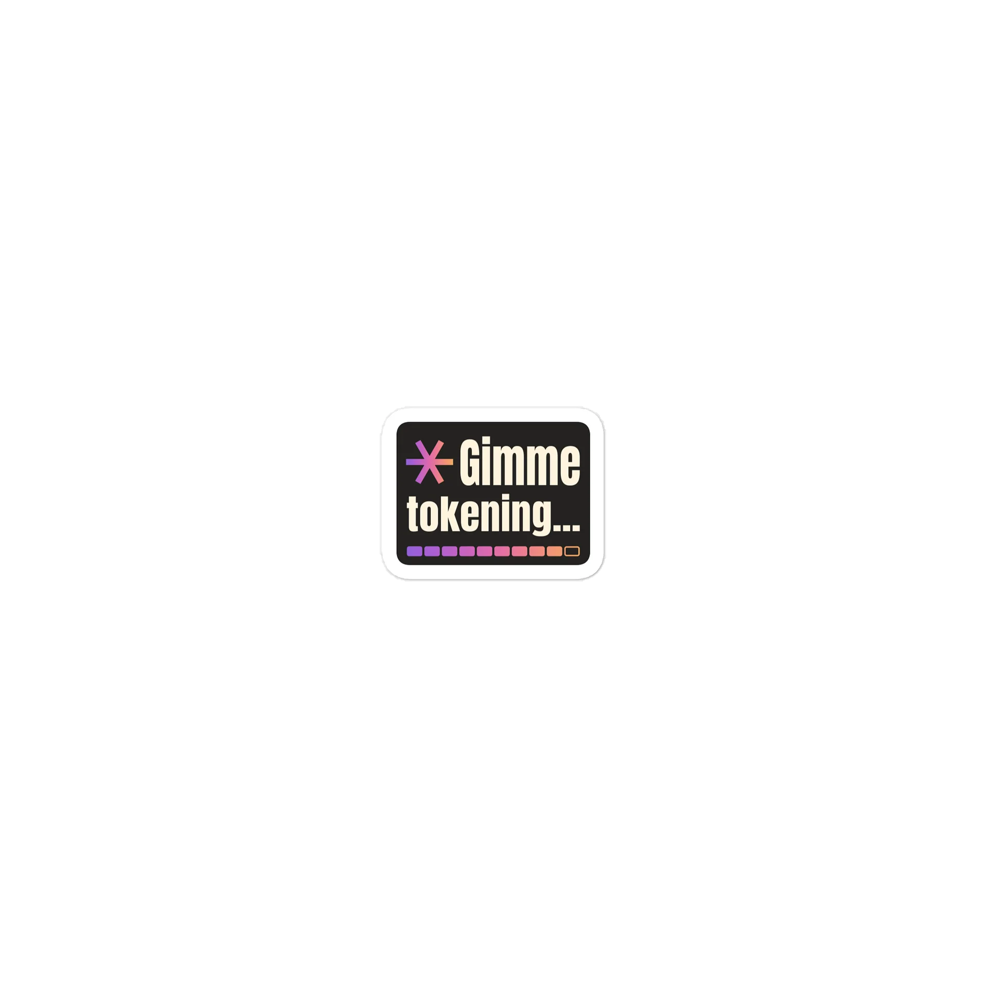 Begging Sticker product image (1)