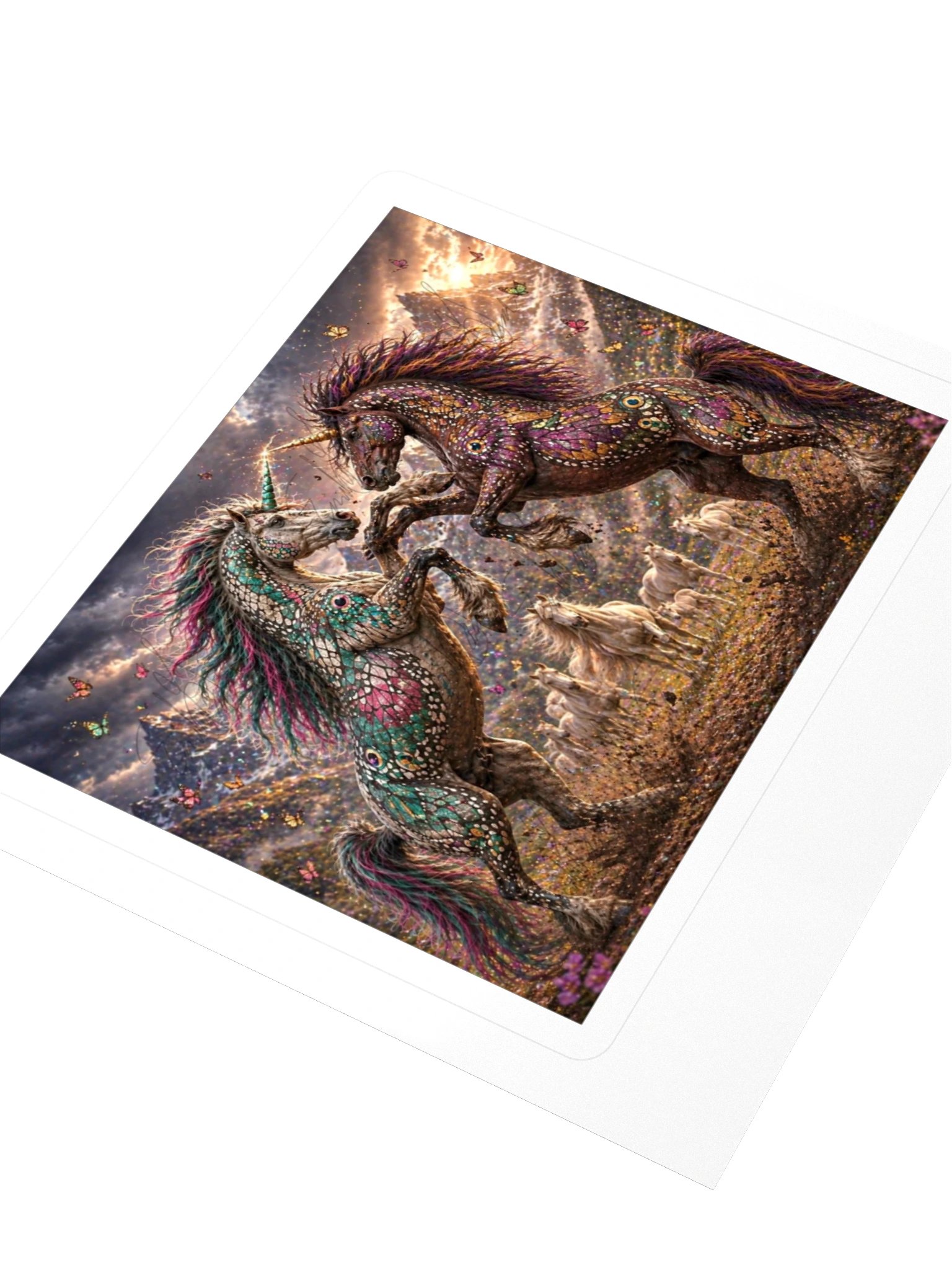 Battle of the Jeweled Unicorns Sticker product image (3)