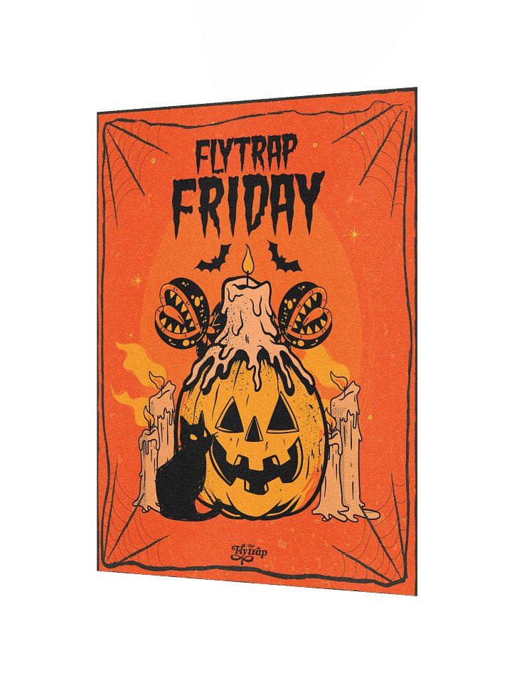 Flytrap Friday Pumpkin 12x16 Poster product image (2)
