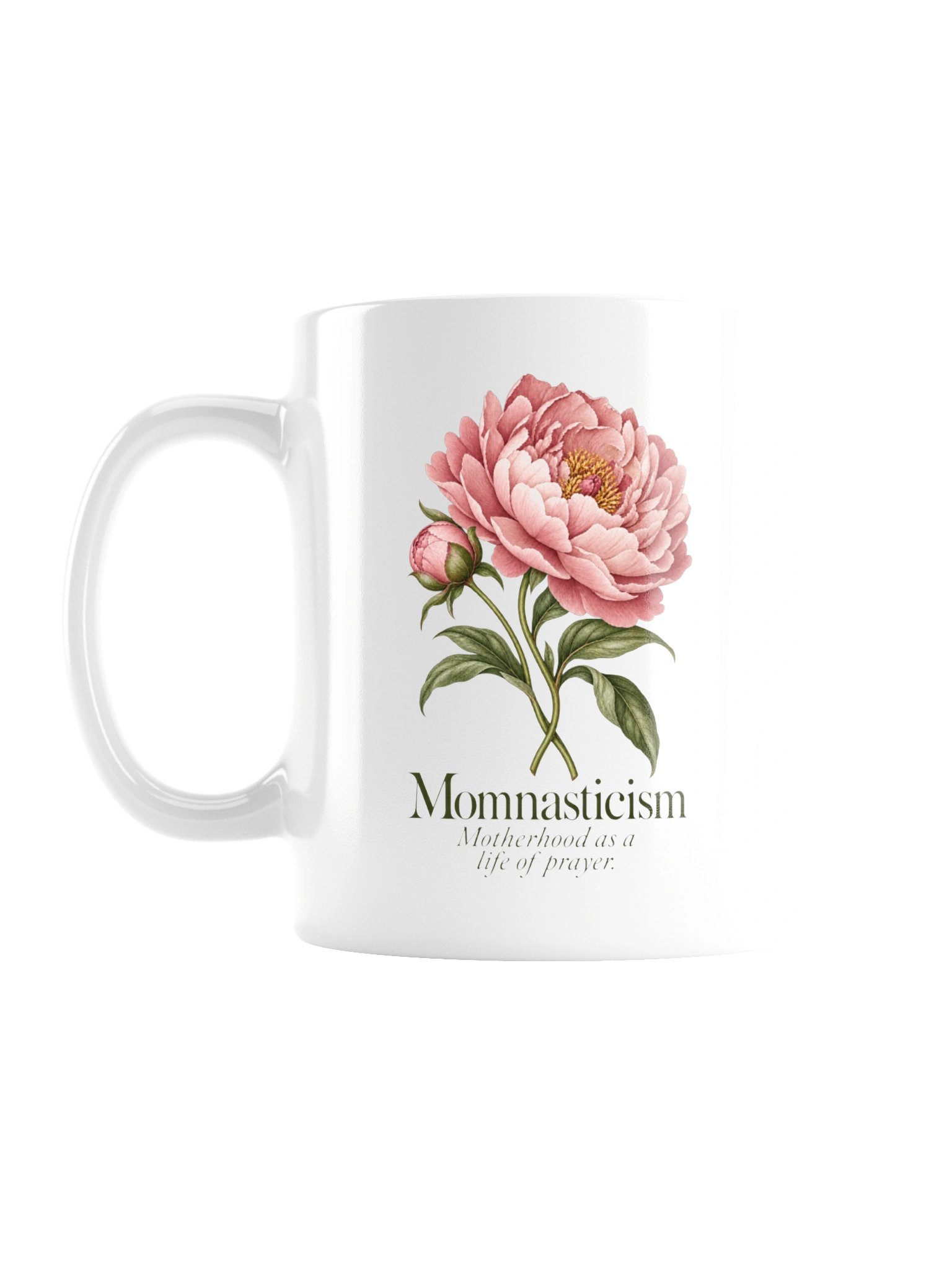 Blush Peony | Botanical Coffee Mug product image (1)