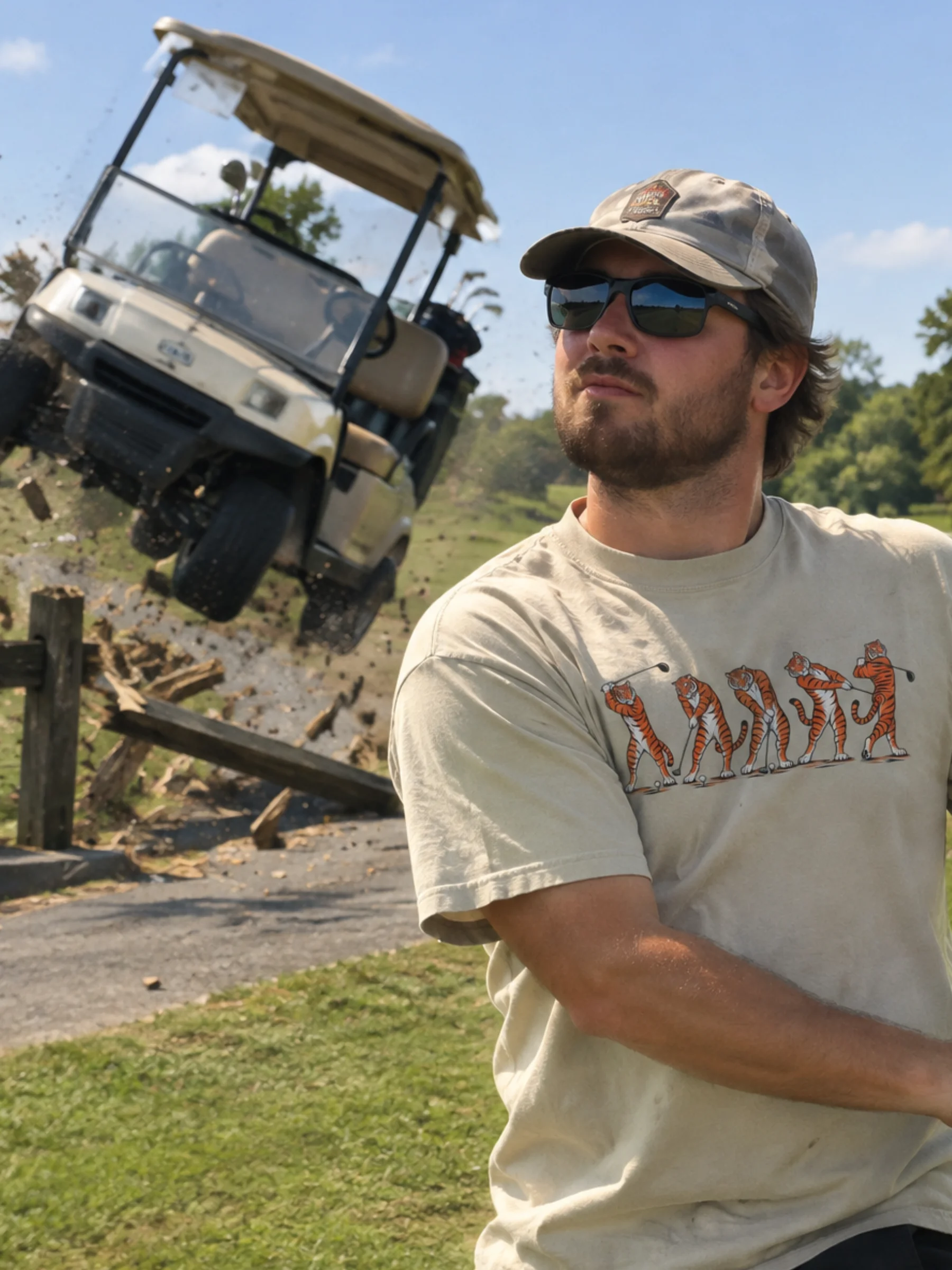 Tiger Swing Golf Shirt product image (3)