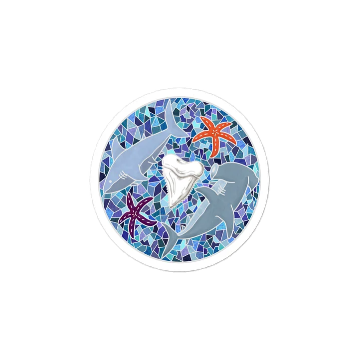 Mosaic Sharks Decal product image (1)