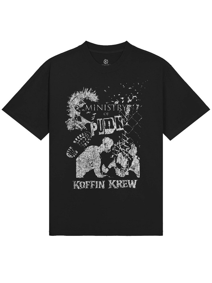 Ministry Of Punk Oversized Faded Tee product image (1)