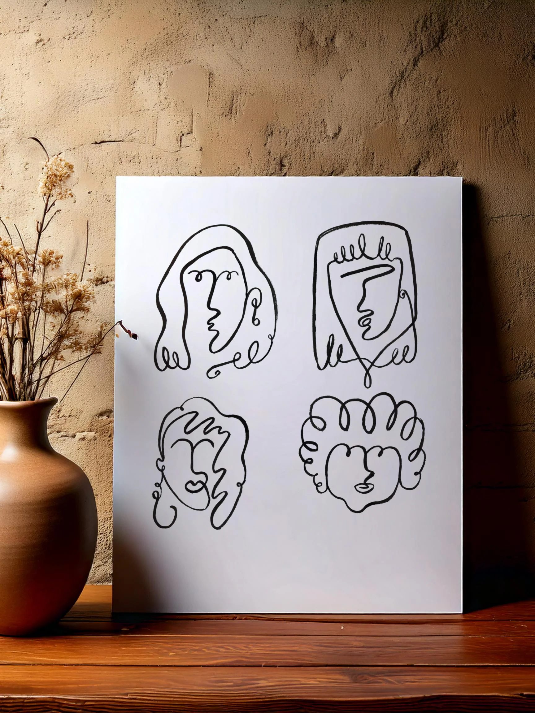 Line Girls - Giclée Fine Art Print product image (1)