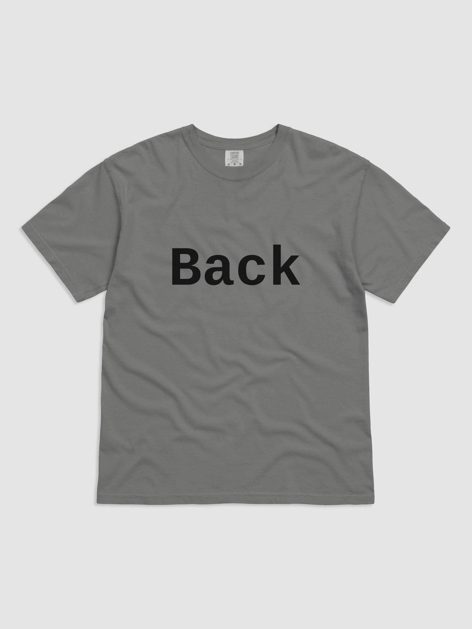 Front Back Heavyweight Tee - Incorrect - Light Color product image (3)