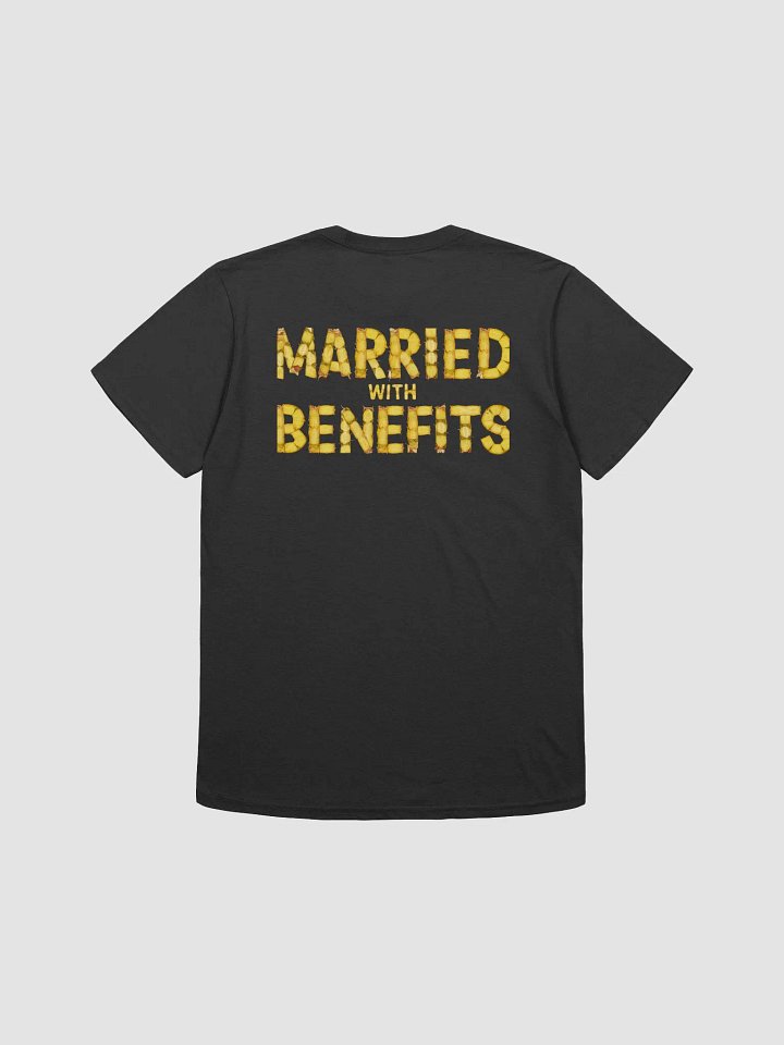Married With Benefits Pineapple Writing back print Tee product image (6)