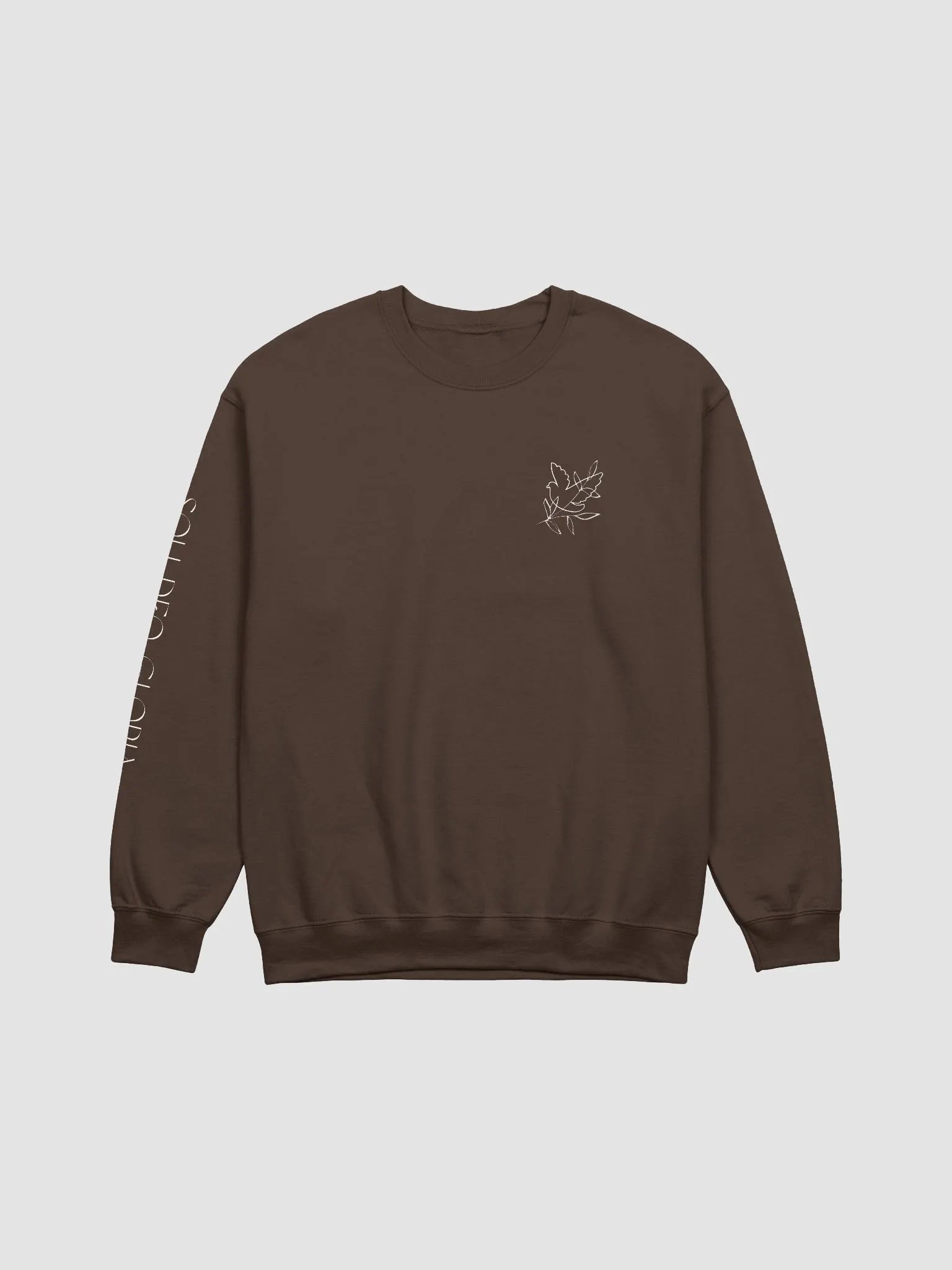 Soli Deo Gloria [Ivory] (Gildan Classic Crewneck Sweatshirt) product image (3)