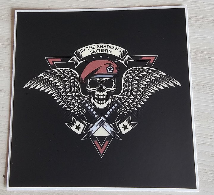 Square 3" G&G (Shadows) Sticker - (MMM27 PREORDER ONLY) product image (1)